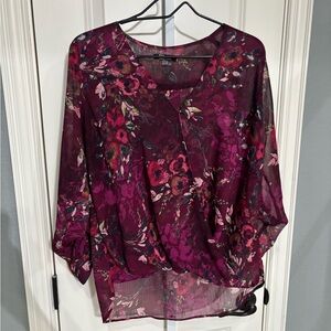 Kut From the Kloth Floral Top Size Medium